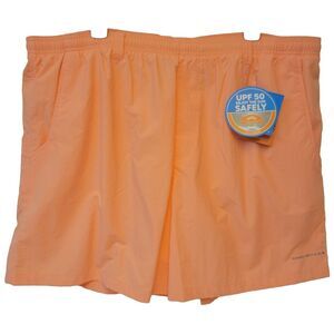 NWT Columbia Sportswear Orange PFG Bahama Shorts  Omni-Shade UPF 50 Mens XXL